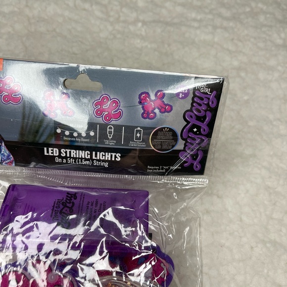 NICKELODEON LED 5FT STRING LIGHTS "THAT GIRL LAY LAY" BATTERY OPERATED SET OF 3 - Picture 4 of 6